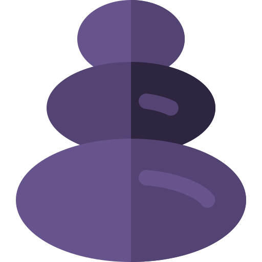 Zen stones Basic Rounded Flat icon