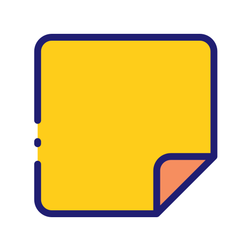 Sticky note Good Ware Lineal Color icon