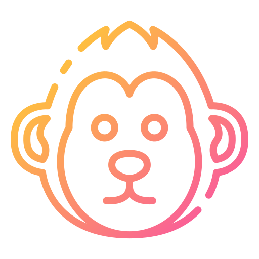 małpa Good Ware Gradient ikona
