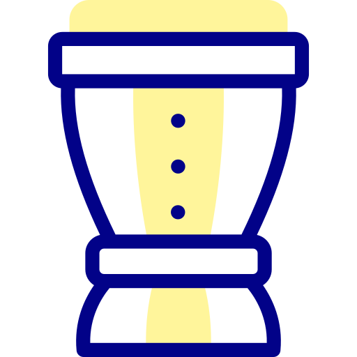 ジャンベ Detailed Mixed Lineal color icon