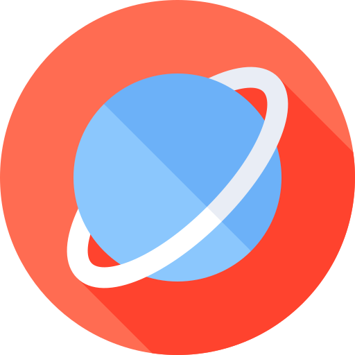 Уран Flat Circular Flat иконка