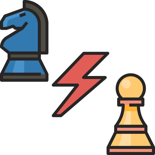 Шахматная партия Generic Outline Color иконка