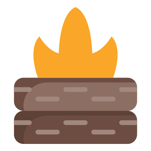 brandhout Generic Flat icoon
