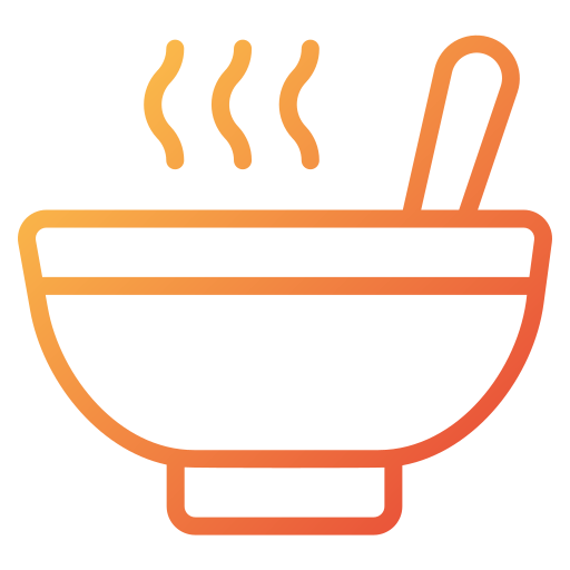 温かいスープ Generic Gradient icon