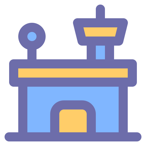 Airport Generic Outline Color icon