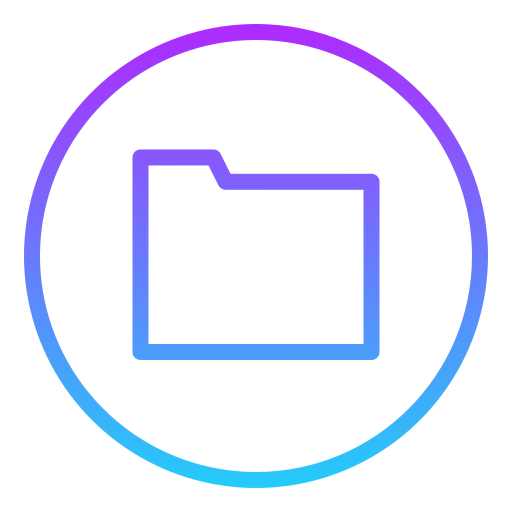 フォルダ Generic Gradient icon