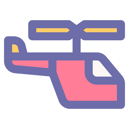Helicopter Generic Outline Color icon