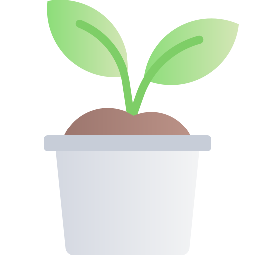 Sprout Generic Flat Gradient icon