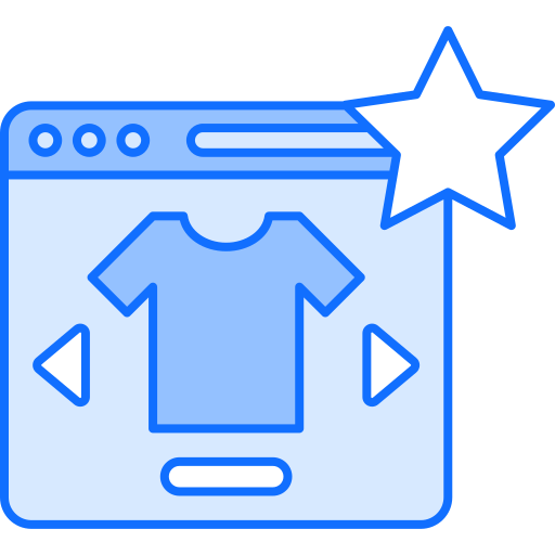 sitio Monochrome Blue icono