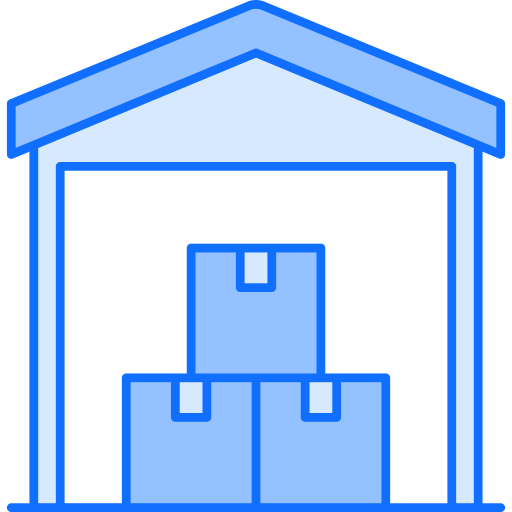 倉庫 Monochrome Blue icon