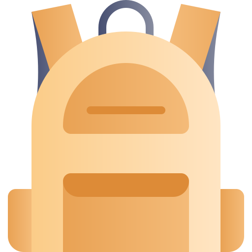 학교 가방 Generic Flat Gradient icon