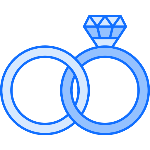 anillos de compromiso Generic Blue icono
