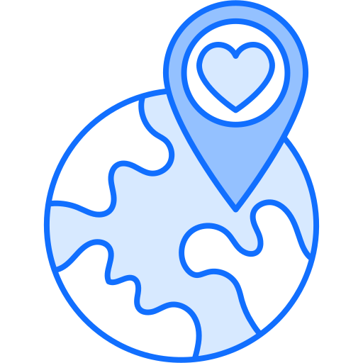 pin de ubicación Generic Blue icono