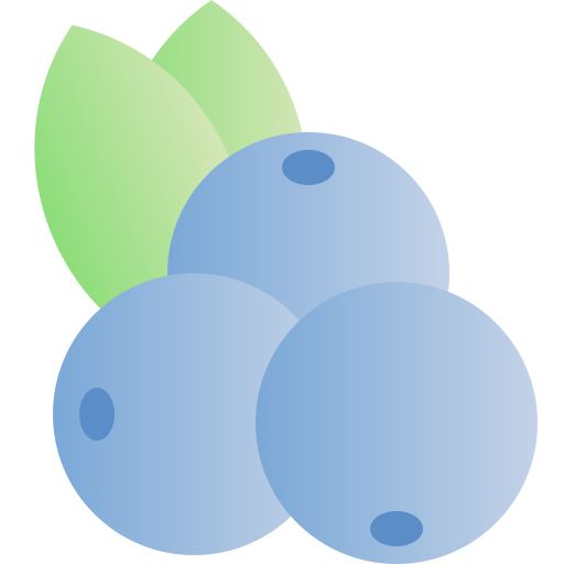 Blueberry Generic Flat Gradient icon
