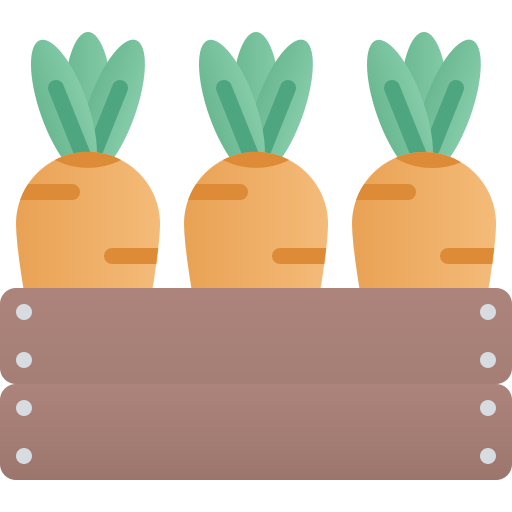 Морковь Generic Flat Gradient иконка
