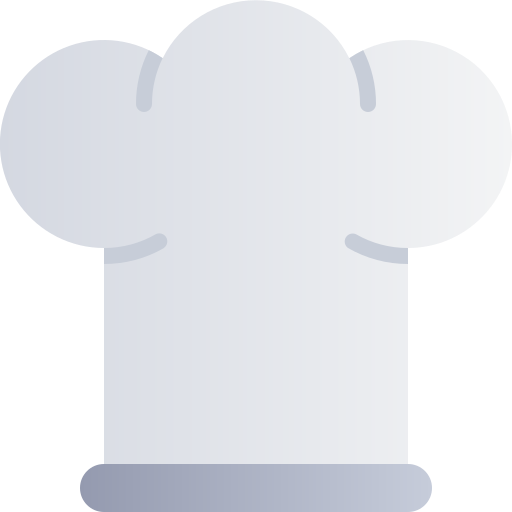 czapka szefa kuchni Generic Flat Gradient ikona