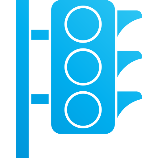 信号機 Generic Flat Gradient icon