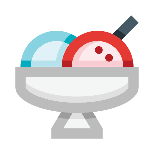 helado edt.im Lineal color icono