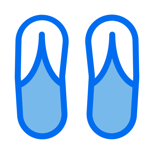 スリッパ Generic Blue icon
