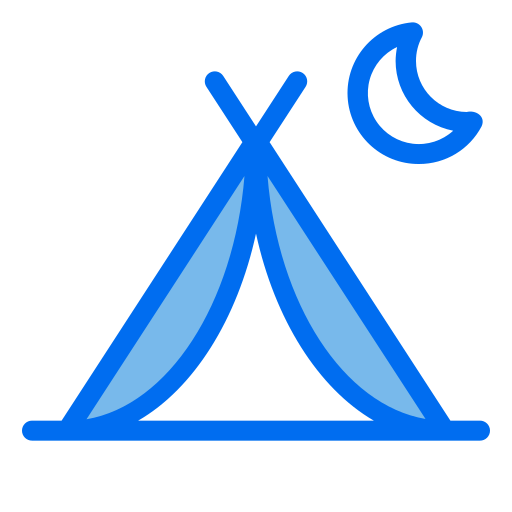 캠핑 Generic Blue icon