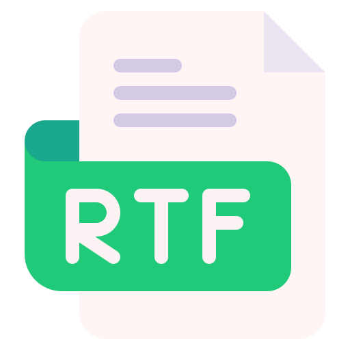 rtf Generic Flat icono