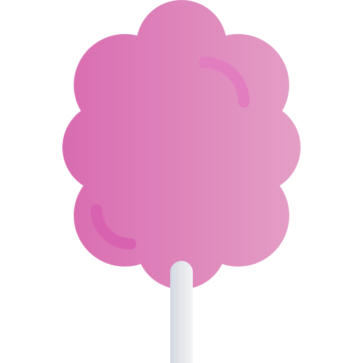 Cotton candy Generic Flat Gradient icon