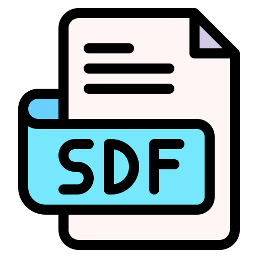 sdf Generic Outline Color icono