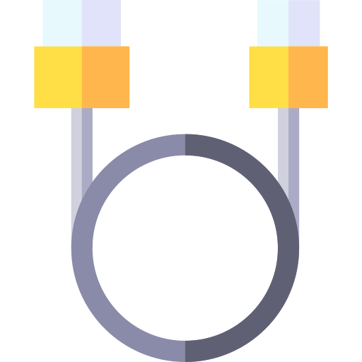 cable usb Basic Straight Flat icono