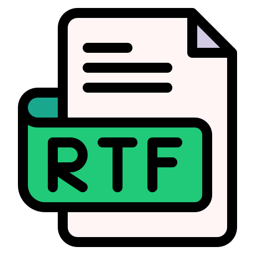 rtf Generic Outline Color icona