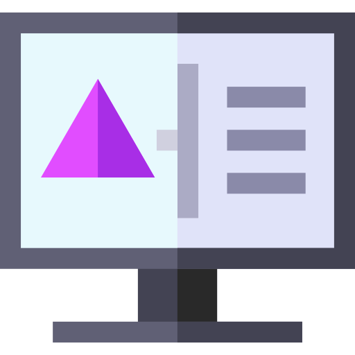 información Basic Straight Flat icono