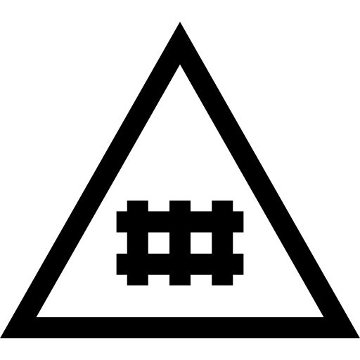 spoorweg Basic Straight Lineal icoon