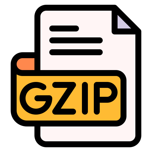gzip Generic Outline Color icona