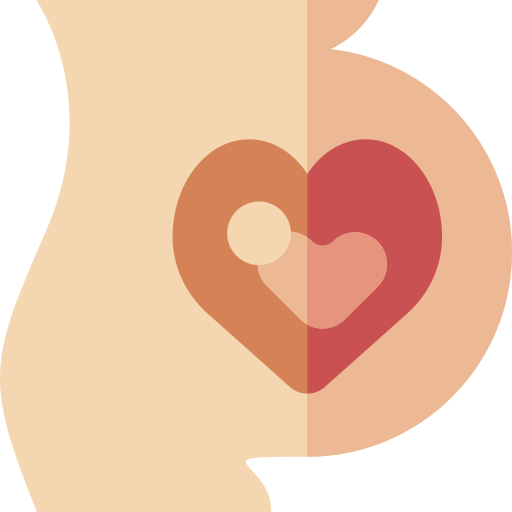 embarazada Basic Rounded Flat icono