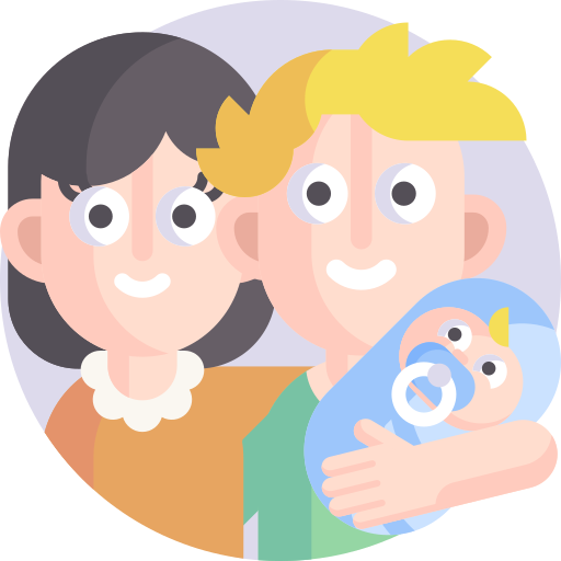 ouders Detailed Flat Circular Flat icoon