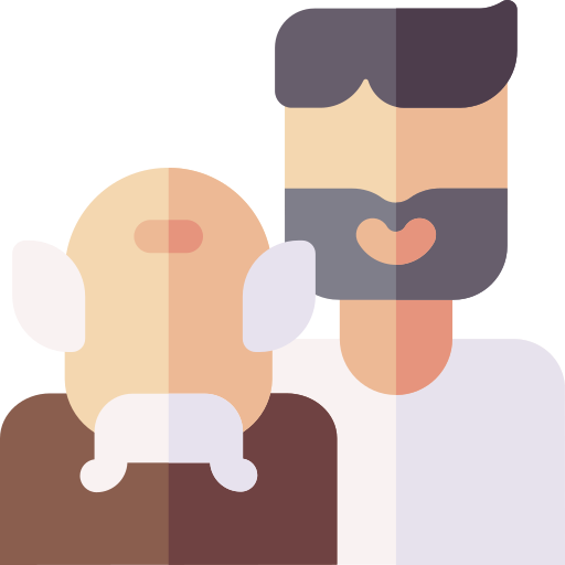 Father Basic Rounded Flat icon