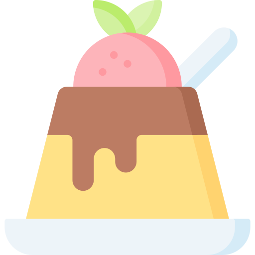 panna cotta Special Flat icon