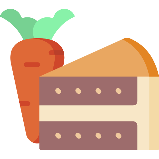 torta di carote Special Flat icona