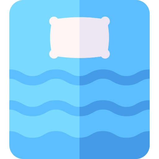 Water mattress Basic Rounded Flat icon