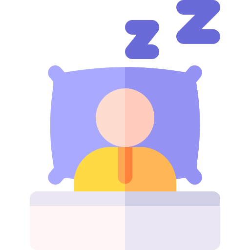 Sleeping Basic Rounded Flat icon