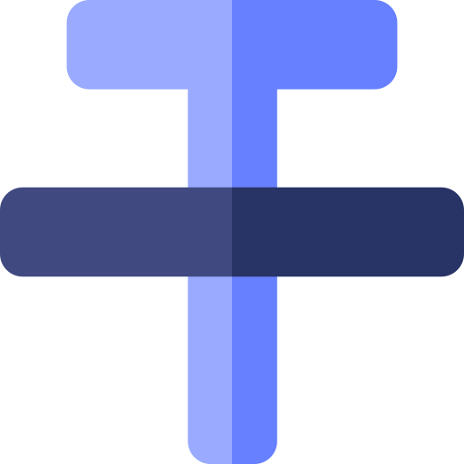 striketrough Basic Rounded Flat icono