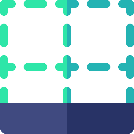 spód Basic Rounded Flat ikona