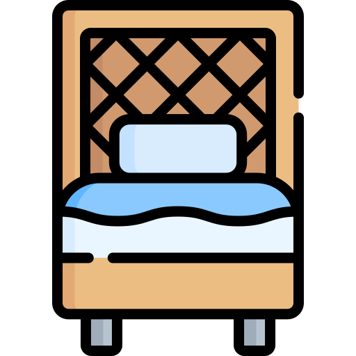 cama individual Special Lineal color icono