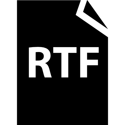 rtf-bestand  icoon