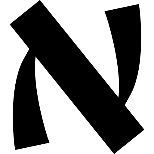 logo der buchstabenform  icon