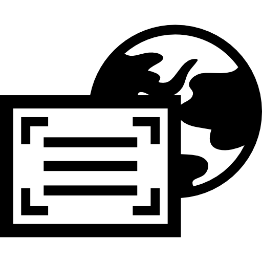 International certification symbol  icon