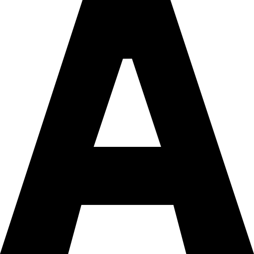 typografie-schnittstellentaste  icon
