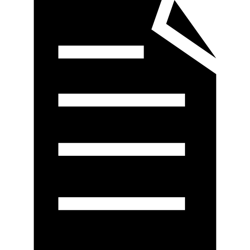 Text file dark symbol  icon