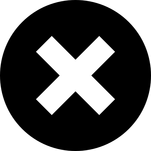 sluit kruissymbool in een cirkel  icoon