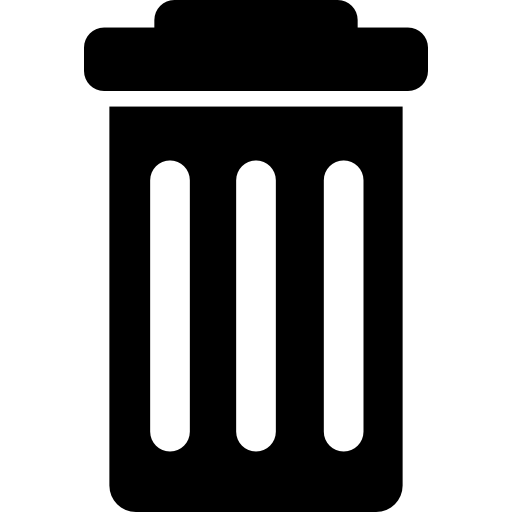 Trash container  icon