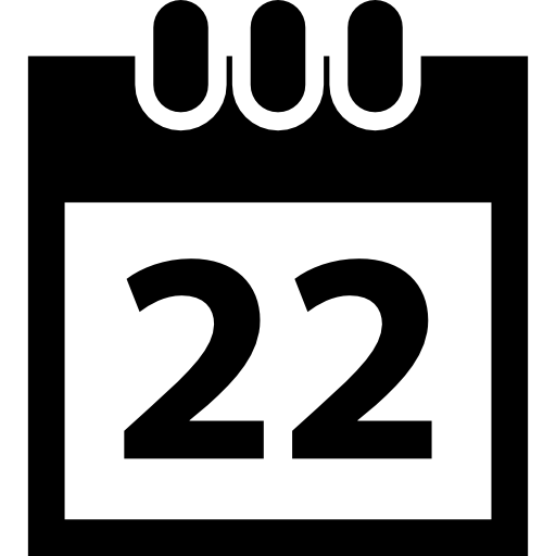 símbolo de calendario diario  icono